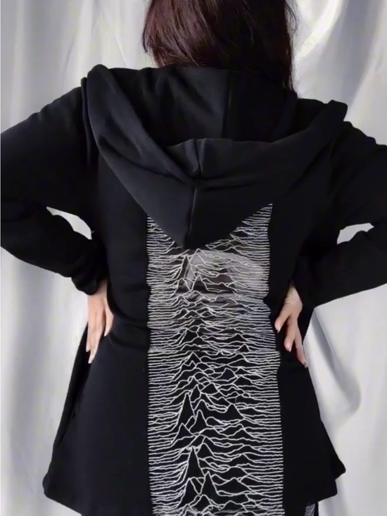 Midnight Hour Jackets & Blazers - Joy Division Limited Edition Hooded Jacket by Midnight Hour